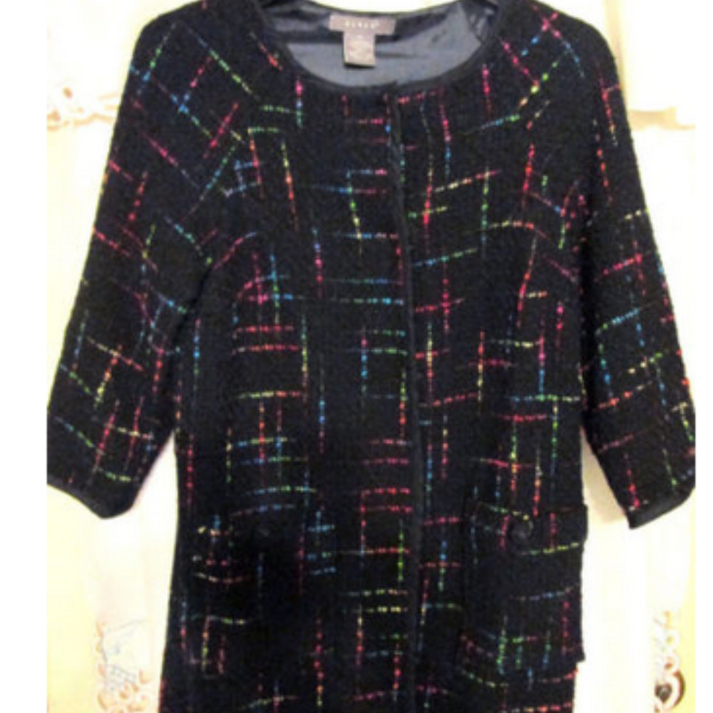 KENAR WOMEN'S SIZE 10 LIGHTWEIGHT COAT 3/4 SLEEVES